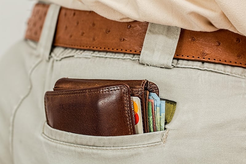 Monogrammed Leather Wallet